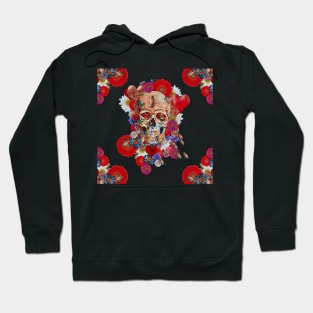 Skull Flower Power III Hoodie